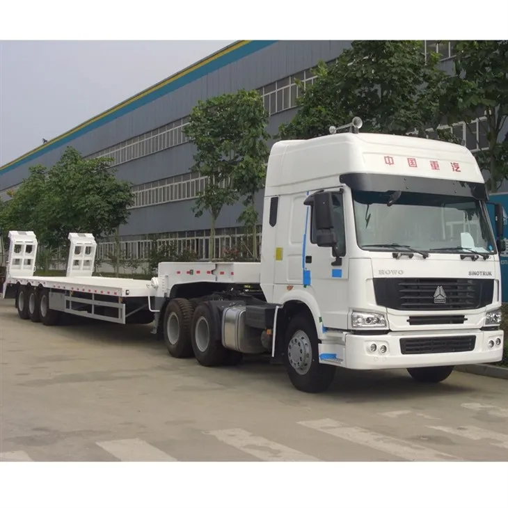 4-osna hidravlična prikolica z nizko posteljo