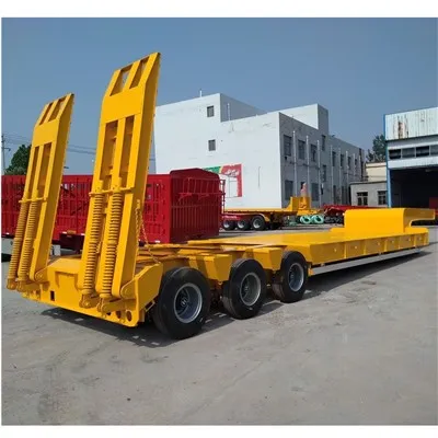 3-osna prikolica z nizko posteljo