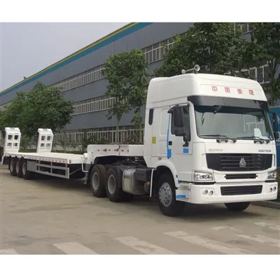 4-osna hidravlična prikolica z nizko posteljo