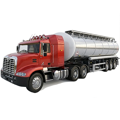 Prikolica cisterna za tekočine in razsuti tovor