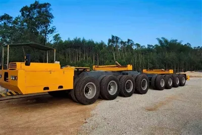 5-osna prikolica Dolly za prikaz nosilca 300 T