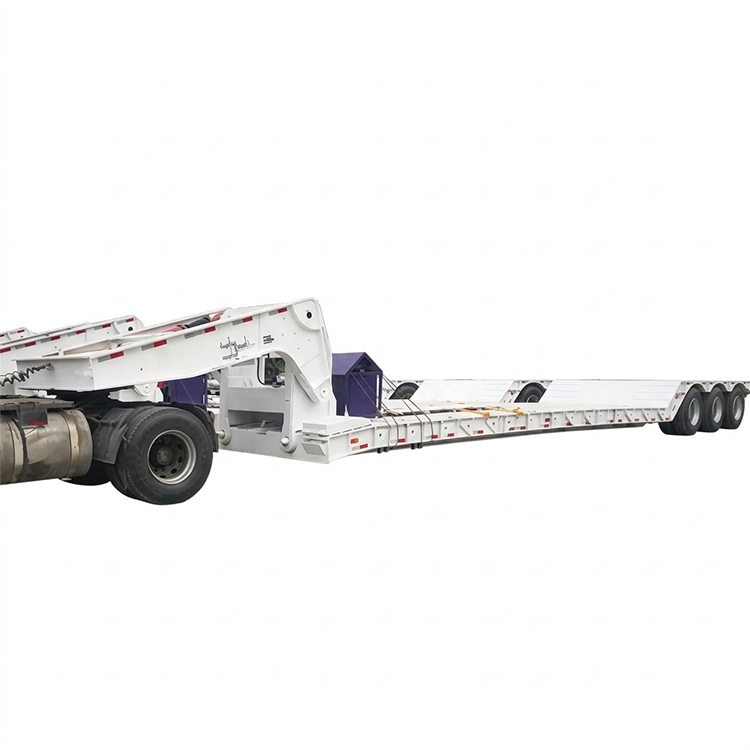 3-osna prikolica z nizko posteljo Gooseneck