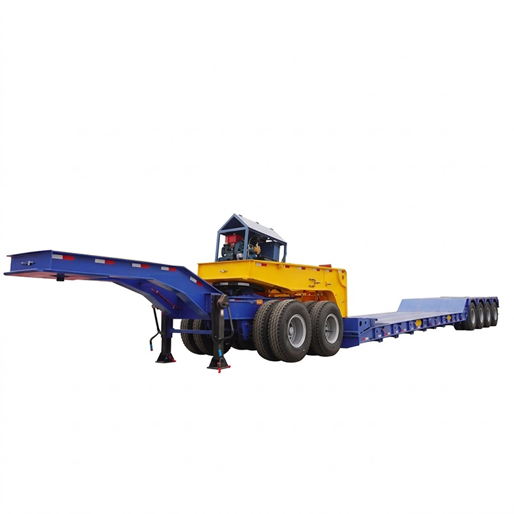 4-osna 120-tonska prikolica s snemljivim gosjim vratom