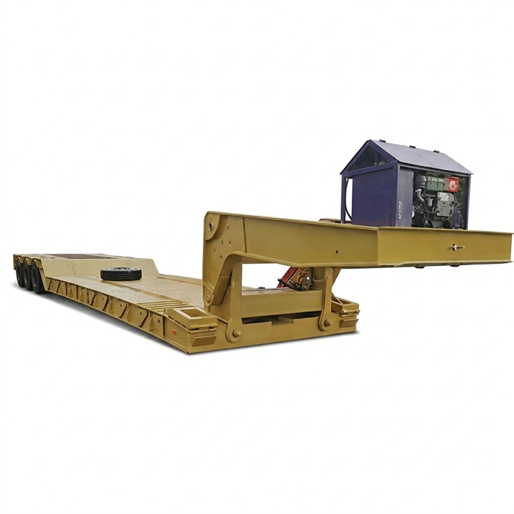 150-tonska snemljiva prikolica z gosjim vratom