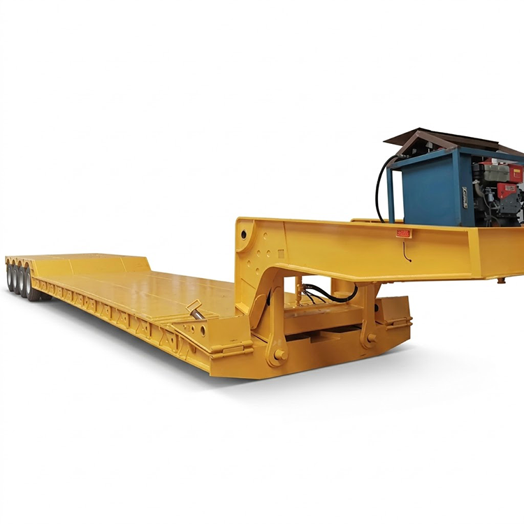 4-osne 60-tonske nizke prikolice z gosjim vratom