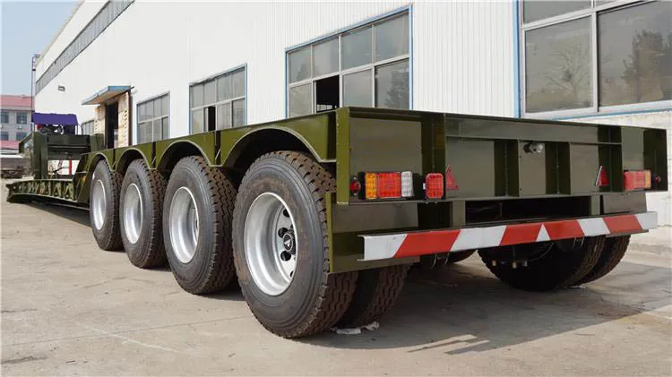 4-axle 60-ton detachable gooseneck semi-trailer manufacture 4-axle 60-ton detachable gooseneck semi-trailer manufacture